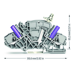 2-draads scheidings-+meetklem trafo.sch. 8811/045-000 VVE=20