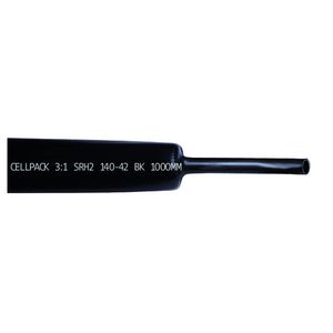 Krimpbuis dikw.krimpverh.3:1-SRH2/140-42/zwart/1000mm VVE=5