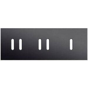 Afdekplaat 3-voud horiz. 71mm centerafst. 224-56704
