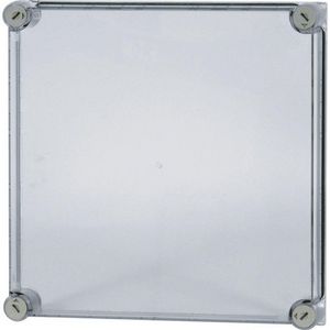 Deksel CI HxBxD=375x375x50mm transparant