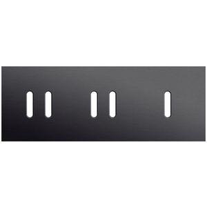Afdekplaat 3-voud horiz. 71mm centerafst. 224-56704