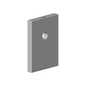 Rozet Hot 78x55,5x8,5mm Champagne (22kt Goud)