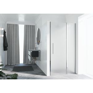 Draaideur Y22P 1070-1110x2000mm chroom satin