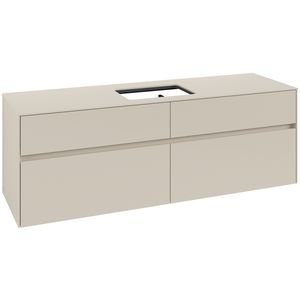 Wastafelonderkast Collaro 1600x548x500mm Cashmere Grey C120B0VN