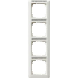 Afdekraam 4-voudig verticaal TK Gira Standard 55 zuiver wit