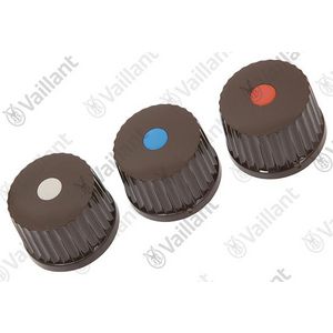 Set a 3st. Knop bruin 0020096371