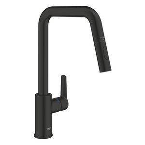 Start Keukenmengkraan U-uitloop Uittrekbare Matte Black