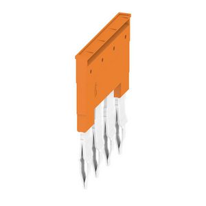 Dwarsverbinder (terminal) Plugged oranje 41 A p: 4 VVE=60