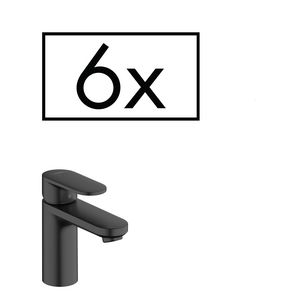 Set a  wastafelmengkranen (project pack) Vernis Blend 1-hendel 100 CoolStart mat zwart