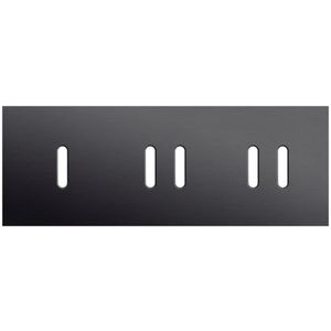 Afdekplaat 3-voud horiz. 71mm centerafst. 224-56703
