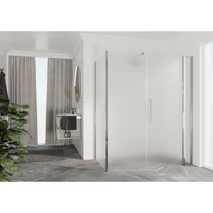 Zijwand Y2F1B 1010-1030x2000mm chroom satin