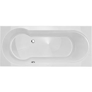 Ligbad met douchegedeelte NEW FONTANA links 180x80cm wit excl. badpoten