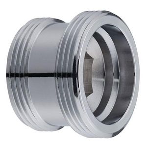 Verloopnippel M20xM22 chroom