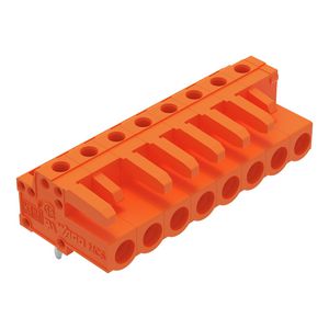 THT FE steker HA raster 5,08mm oranje 232-268 VVE=50