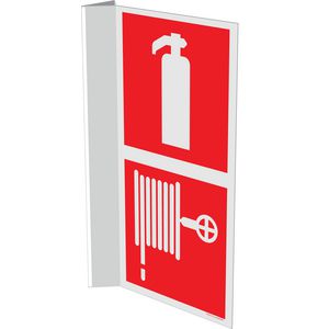 COMBI BORD HAAKS PICTO:BLUSSER EN HASPEL. AFM: 200x400 MM (809-337301)