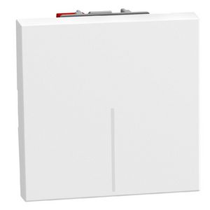 Doos a 40st. Light Now drukknop NO 10A - 2 modules - wit 40