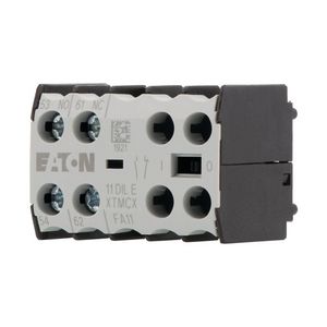 Hulpcontactblokje 1M+1V opbouw schroefaansluiting VVE=5