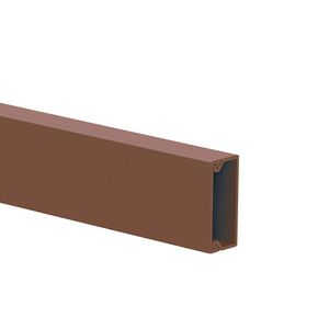 Lengte a 2 mtr. Leidingkanaal GGK Mini ZKL 10x20 bruin