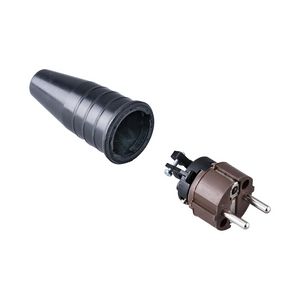 Volrubber contactstop 16A 250V bus/randaarde blok VVE=10