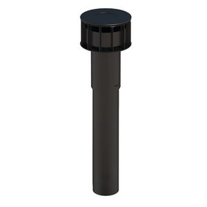 Dakdoorvoer MultiVent Ø125mm 980mm zwart