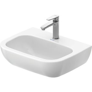 D-CODE #231155 Med Wastafel 550mm wit met kraangat