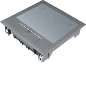 Installatiedoos Q06 200x200mm grijs 5mm vloerafdekking