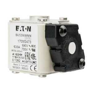 Zekering hoge snelheid 630A AC 690V 200kA compact 1 aR VVE=6