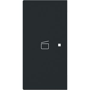 Free@Home bedieningswip links 2-voudig scene art-matzwart (6233-21-45M)