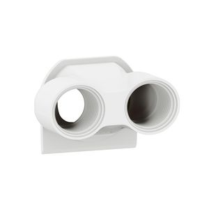Wartelingang 2xM20 wit Plexo