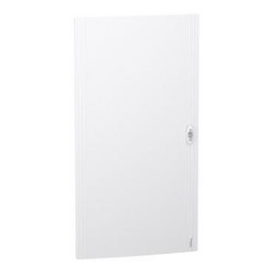 Deur PrismaSeT XS vol wit (RAL9003) verdeler 6 x 24 modules