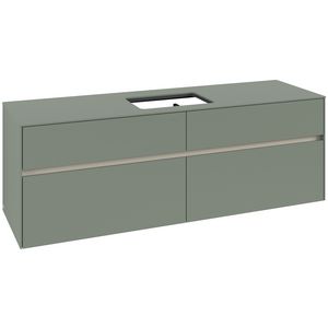Wastafelonderkast Collaro 1600x548x500mm Soft Green C12000AF