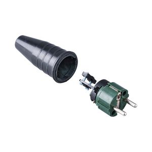Volrubber contactstop 16A 250V bus/randaarde blok VVE=10