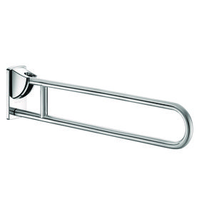 Closetbeugel opklapbaar Ø32 900mm RVS mat gepolijst