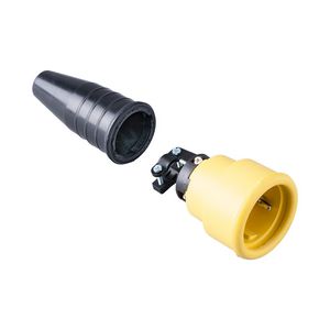 Volrubber koppelcontactstop 16A 250V randaarde blok VVE=10