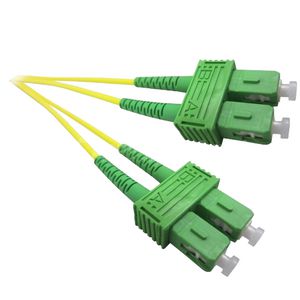 F.O. netwerkkabel / patchkabel SC APC SC APC duplex SM 9/125 1.0mtr.