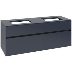 Wastafelonderkast Collaro 1400x548x500mm Marine Blue C119B0VQ