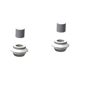 Magneethouder + magneet 2 st.