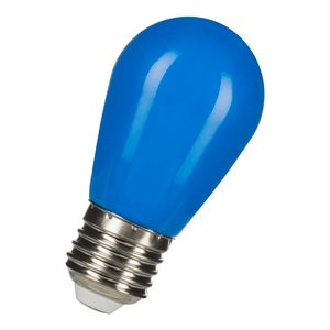 LED-lamp ST45 Party E27 1W blauw