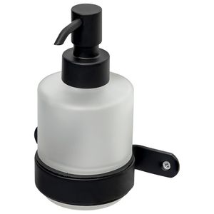Zeepdispenser mat zwart rvs IXI