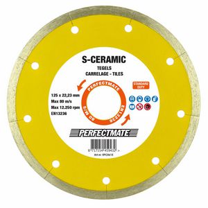 Diamantzaagblad S-Ceramic 125mm asgat 22.23mm