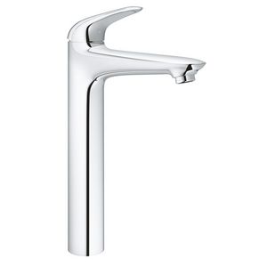 Eurostyle XL wastafelmengkraan hoog chroom gladde body gesloten hendel