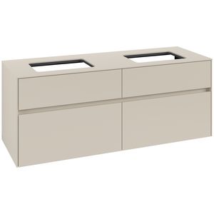 Wastafelonderkast Collaro 1400x548x500mm Cashmere Grey C119B0VN