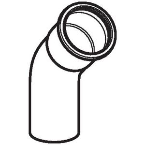 Insteekbocht 45° MAPRESS RVS spie x pers 28mm