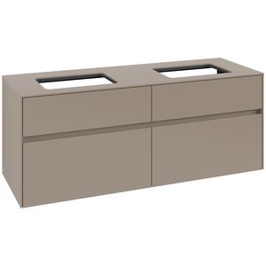 Wastafelonderkast Collaro 1400x548x500mm Taupe C119B0VM