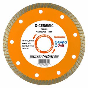 Diamantzaagblad X-Ceramic 125mm asgat 22.23mm