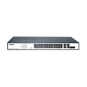 Netwerk switch met 24 POE, 4 GE en 2SFP poorten