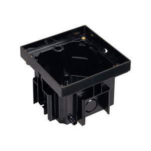 Lege vloerdoos t.b.v. cementdekvloer 1xK45 Zwart