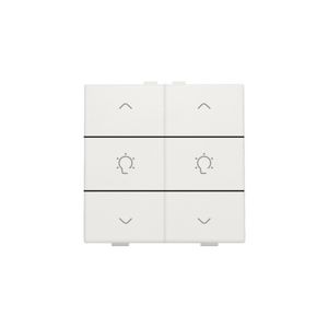 Dubbele dimbediening Home Control white