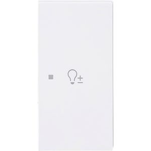 Free@Home bedieningswip rechts 2-voudig dimmer art-wit (6234-22-44G)