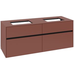 Wastafelonderkast Collaro 1400x548x500mm Wine Red C119B0AH